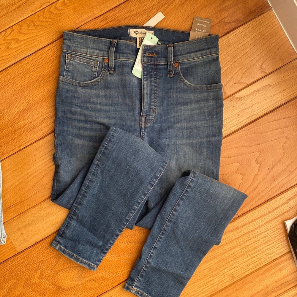 Brand new Madewell skinny jeans, 26